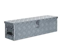 vidaXL Aluminium Box 80.5x22x22 cm Silver