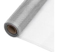 vidaXL Aluminium Mesh - Versatile Silver Mesh, Ideal for Insect Screens, Bird Cage Fences, DIY Projects, 60 x 2000 cm, Sturdy and Rust-resistant