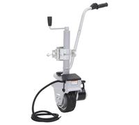 vidaXL Aluminium Motorised Jockey Wheel Trailer Mover - Compact, Portable & Maneuverable with a 350W Motor, Suitable for Caravans, Boat Trailers, Horse Trailers, Up to 2270kg Load Capacity