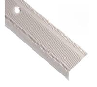 vidaxl - Aluminum Stair Nosing Champagne 100cm - Anti-Slip l-Shaped Edges - 15 pcs Lightweight Stair Step Covers