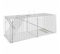 vidaXL Animal Trap 64.5x25x26.5 cm Galvanised Iron