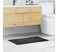 vidaXL Anti-slip Bath Mat Dark grey 50 x 80 cm PP