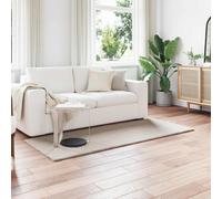 vidaXL Anti-Slip Faux Rabbit Fur Rug OLITE Beige 80 x 200 cm Polyester