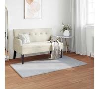 Rug Grey 80x150cm Polyester Faux Rabbit Fur Anti-Slip Plush Velvet Soft WarmCozy