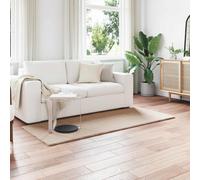 vidaXL Anti-Slip Faux Rabbit Fur Rug Olite Taupe 100 x 200 cm