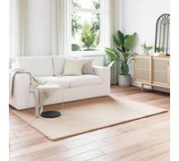vidaXL Anti-Slip Faux Rabbit Fur Rug OLITE Taupe 120 x 170 cm