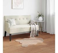 vidaXL Anti-Slip Faux Rabbit Fur Rug OLITE Taupe 60 x 90 cm Polyester