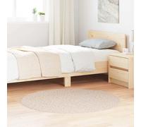 vidaXL Anti-slip Shaggy Rug Cream 120 x 120 cm PP