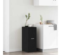 vidaXL Apothecary Cabinet Black oak 40 x 41 x 77.5 cm Engineered wood