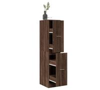 vidaXL Apothecary Cabinet Brown Oak 30x41x144.5 cm Engineered Wood
