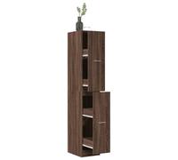 vidaXL Apothecary Cabinet Brown Oak 30x41x174.5 cm Engineered Wood