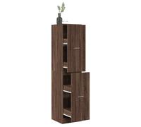 vidaXL Apothecary Cabinet Brown Oak 40x41x174.5 cm Engineered Wood
