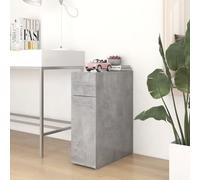 vidaXL Apothecary Cabinet Concrete Grey 20x45.5x60 cm Engineered Wood