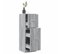 vidaXL Apothecary Cabinet Grey Sonoma 40x41x118 cm Engineered Wood