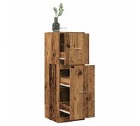 vidaXL Apothecary Cabinet Old Wood 40x41x118 cm Engineered Wood