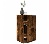 vidaXL Apothecary Cabinet Smoked Oak 30x41x77.5 cm Engineered Wood