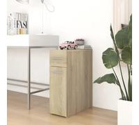 vidaXL Apothecary Cabinet Sonoma Oak Engineered Wood Storage Cabinet Organiser