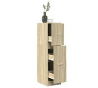 vidaXL Apothecary Cabinet Sonoma Oak 30x41x118 cm Engineered Wood