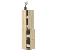vidaXL Apothecary Cabinet Sonoma Oak 30x41x174.5 cm Engineered Wood