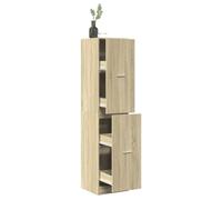vidaXL Apothecary Cabinet Sonoma Oak 40x41x174.5 cm Engineered Wood