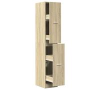 (sonoma oak, 30 x 41 x 174.5 cm) vidaXL Apothecary Cabinet Storage Cabinet Apothecary Cupboard Engineered Wood