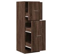 vidaXL Apothecary Cabinet Brown Oak 40x41x118 cm Engineered Wood
