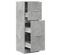 vidaXL Apothecary Cabinet Concrete Grey 40x41x118 cm Engineered Wood