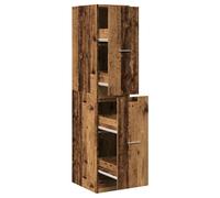 vidaXL Apothecary Cabinet Old Wood 30x41x144.5 cm Engineered Wood