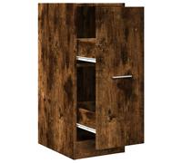 vidaXL Apothecary Cabinet Smoked Oak 30x41x77.5 cm Engineered Wood