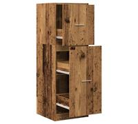 vidaXL Apothecary Cabinet Old Wood 40x41x118 cm Engineered Wood