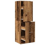 vidaXL Apothecary Cabinet Old Wood 40x41x144.5 cm Engineered Wood