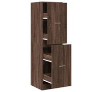 vidaXL Apothecary Cabinet Brown Oak 40x41x144.5 cm Engineered Wood