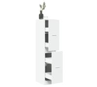 vidaXL Apothecary Cabinet White 30x41x144.5 cm Engineered Wood