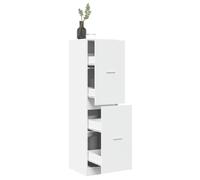 vidaXL Apothecary Cabinet White 40x41x144.5 cm Engineered Wood