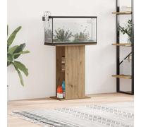 vidaXL Aquarium Stand Artisan Oak 36x60.5x72.5 cm Engineered Wood, Brown