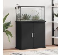 vidaXL Aquarium Stand Black 81x36x73 cm Engineered Wood