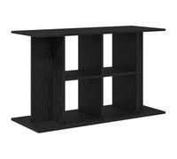 vidaXL Aquarium Stand Black Oak 100x40x60 cm Engineered Wood