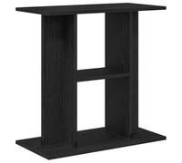 vidaXL Aquarium Stand Black Oak 60x30x60 cm Engineered Wood