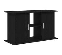 vidaXL Aquarium Stand - Black Oak Fish Tank Cabinet - 101x41x58 cm - Engineered Wood - Stylish Aquarium Holder with Storage - Ideal for Home/Office use
