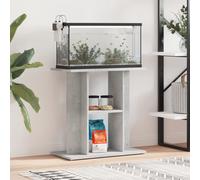 vidaXL Aquarium Stand Concrete Grey 60x30x60 cm Engineered Wood