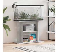 Vidaxl Aquarium Stand Concrete Grey 80X35X60 Cm Engineered Wood