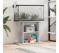 vidaXL Aquarium Stand Concrete Grey 80x35x60 cm Engineered Wood