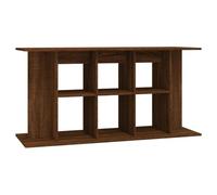 vidaXL Aquarium Stand - Engineered Wood Fish Tank Holder with Storage, Brown Oak Finish, Stylish and Durable, 120x40x60cm for Living Room or Office Decor