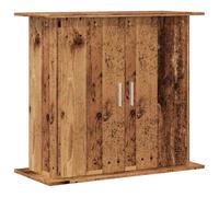 vidaXL Aquarium Stand Old Wood - Engineered Wood, 3-Tier Storage, 81x36x73 cm, Brown