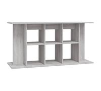 vidaXL Aquarium Stand Grey Sonoma 120x40x60 cm Engineered Wood