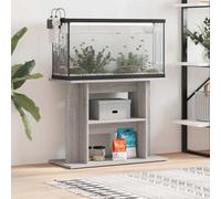 Vidaxl Aquarium Stand Grey Sonoma 80X35X60 Cm Engineered Wood