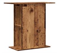 vidaXL Aquarium Stand Old Wood, Engineered Wood, 3-Tier, 36 x 75 x 72.5 cm, Brown
