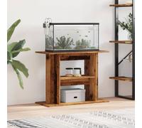 vidaXL Aquarium Stand Old Wood 80x35x60 cm Engineered Wood