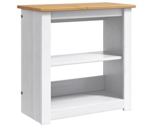 vidaXL Aquarium Stand PANAMA White and Brown 60 x 30 x 60 cm 150 kg
