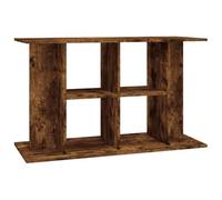 vidaXL Aquarium Stand Smoked Oak 100x40x60 cm Engineered Wood
